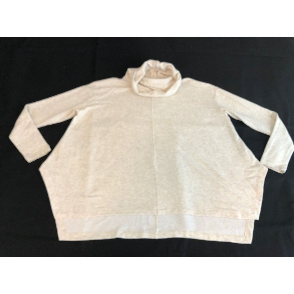 Athleta XS Sweatshirt Tunic Pullover Turtleneck